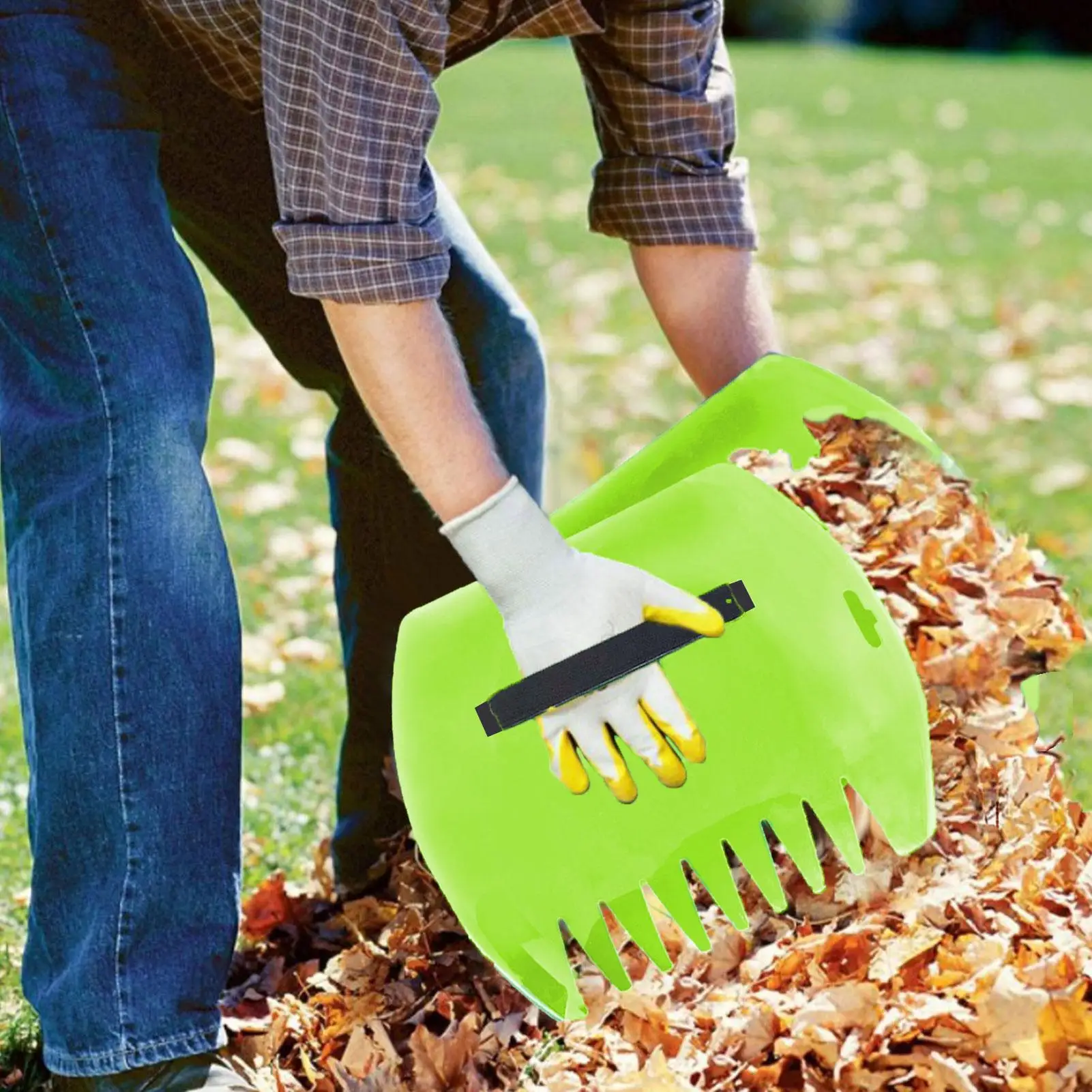 Leaf Hand Rakes Rubbish Pick Up Claws Quick Cleaning for Yard Garden Cleaning Collector Waste Rubbish Grabber Garden Yard