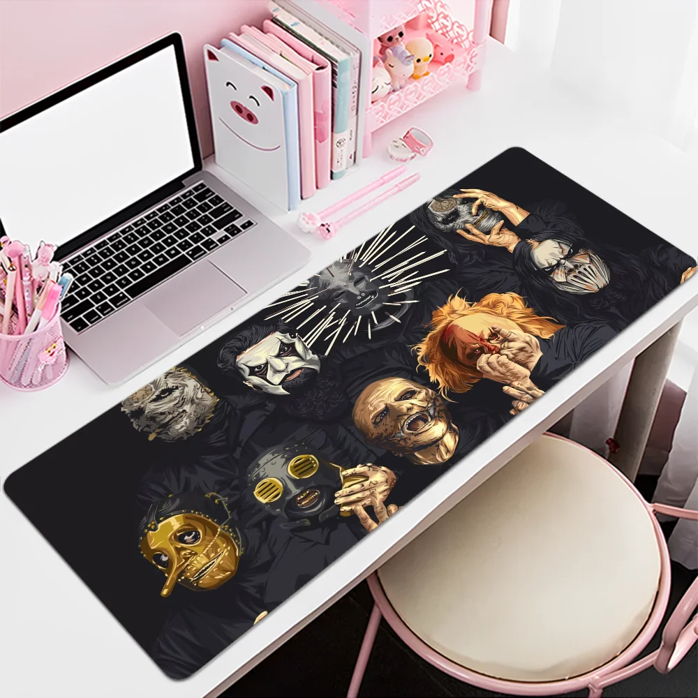 Band S-Slipknot Rock  Mousepad Custom Skin Cartoon Anime Gaming Mouse Pad Keyboard Mouse Mats Desk Mat Accessories Bedroom