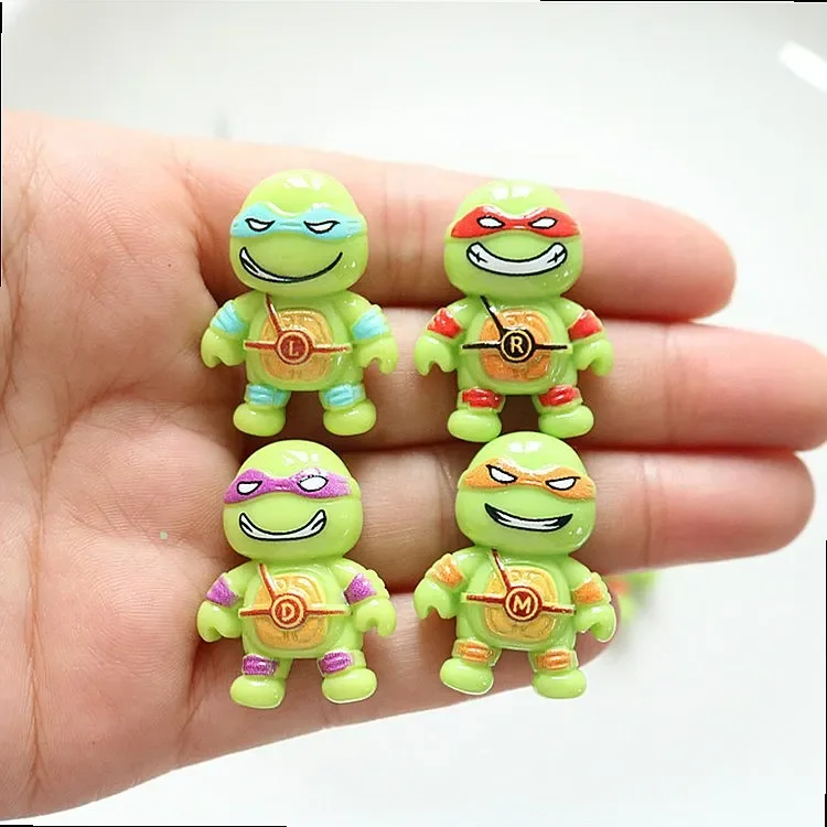 100pcs Wholesale Mini Cartoon Animal Resin Flatback Cabochon DIY Accessories Phone Case Keychain Earring Hairpin Scrapbook Decor