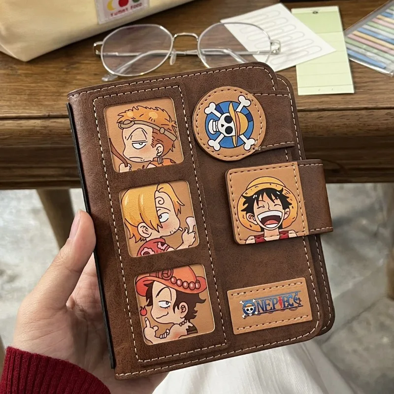 One Piece A7 Notebook Anime Peripheral Leather Cute Personality Kawaii Loose-leaf Accounting Book Diary Holiday Gift Wholesale view 2