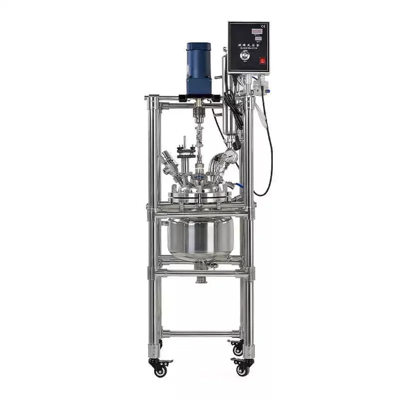

High-temperature Reaction Vessel Small Electrically Heated Stirring Fermentation tank Laboratory Stainless Steel Reaction Vessel