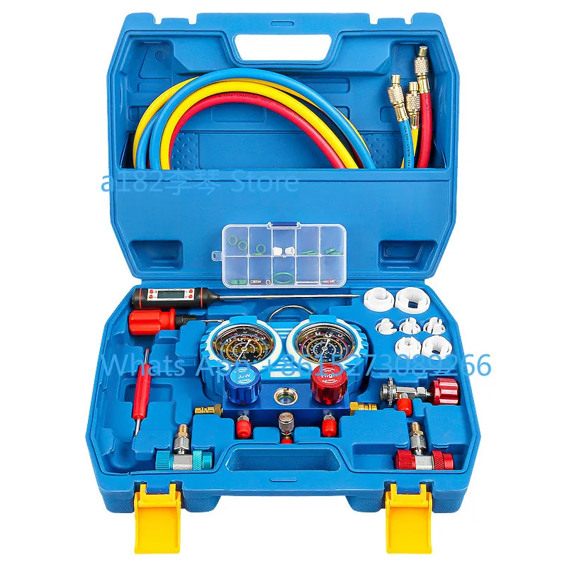 Automotive air conditioner refrigerant fluoride meter Snow opener, refrigerant meter set
