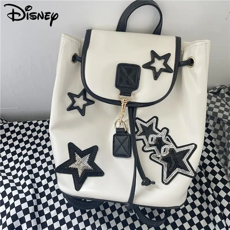 New Star Y2K Backpack Subculture Spicy Girls Trendy Korean Style Bag Women Academy Style Small PU Leather Luxury Design Backpack