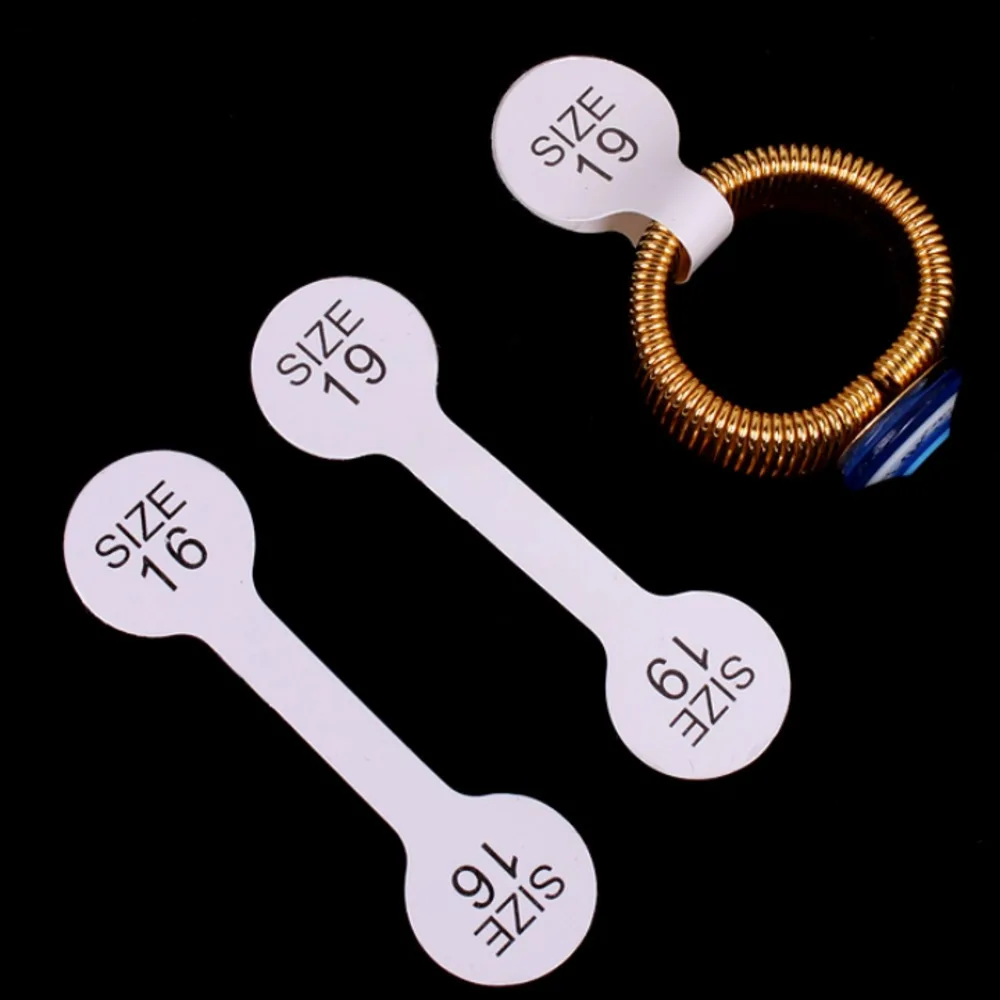 

Ring Sizer Number Tags Self-Stick Adhesive Labels 5 to 23 Sizes 1000 Pieces Bulk for Craft & Jewelry
