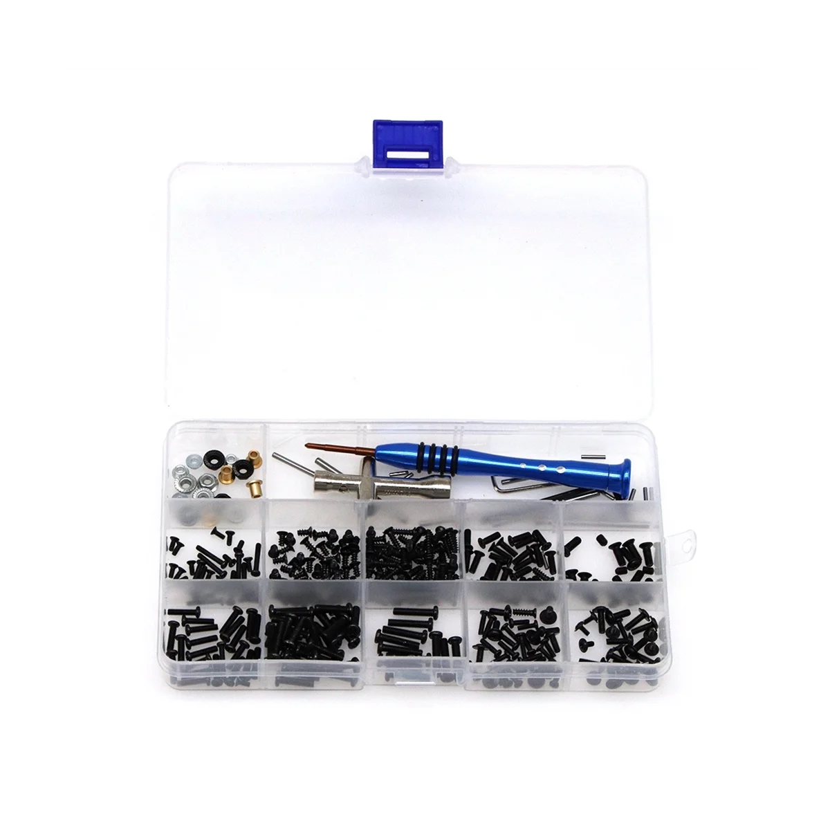 Caja de Herramientas para WLtoys, Kit de tornillos M2, M2.5, M3, 144001, 144010, 124007, 124016, 124017, 124018, 124019, piezas de repuesto para coche teledirigido