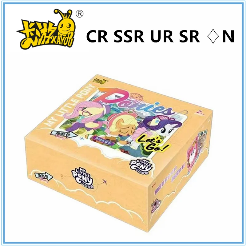 

Authentic Kayou My Little Pony Rainbow First Play UR Card Pony Friendship Eternal Cute Princess Anime Game Collection Cards Toys