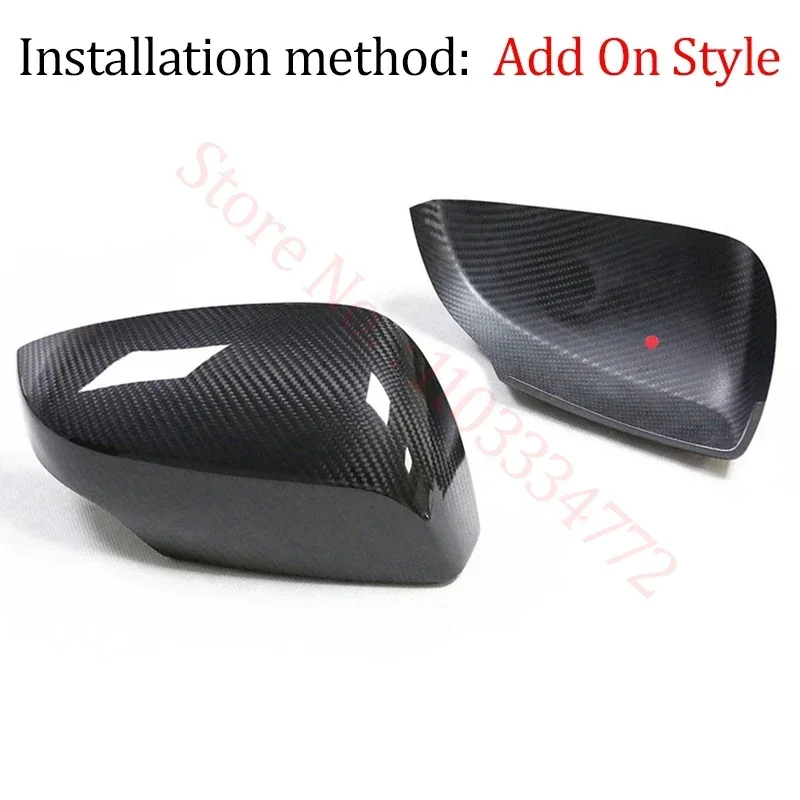 

Real Carbon Fiber Car Rear View Side Mirror Cover For Subaru WRX Impreza LEVOGR 2014-2020 Side Mirror Cover Trim Cap Shell Case