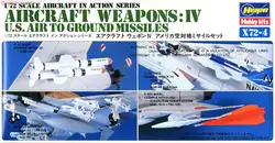 Hasegawa HA35104 1/72 Aircraft Weapons IV U.S. Air Ground Missiles Set Plastic Model