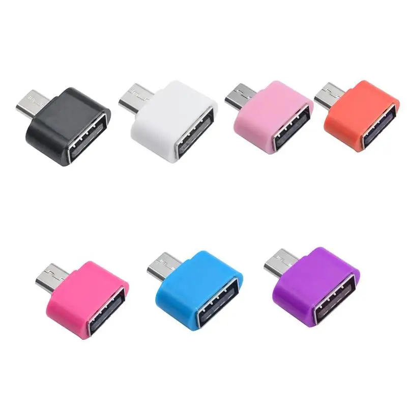 Cavo Mini OTG da 100 pezzi adattatore USB OTG convertitore da Micro USB 2.0 a USB per Tablet PC Android