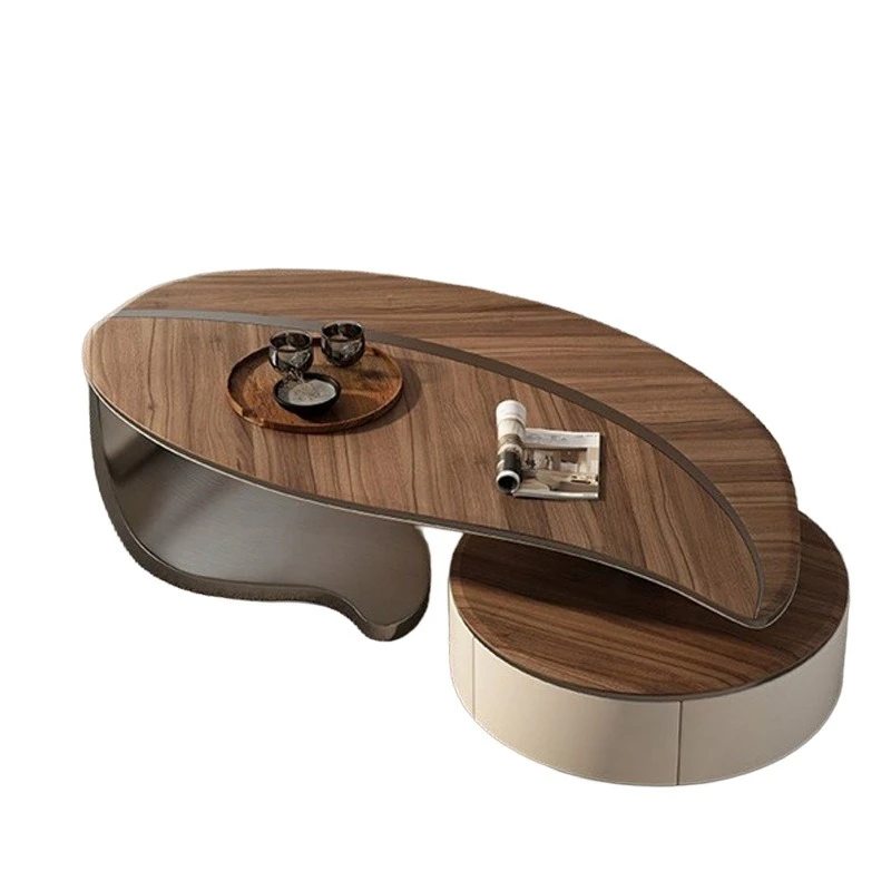 

High-end coffee table walnut coffee table