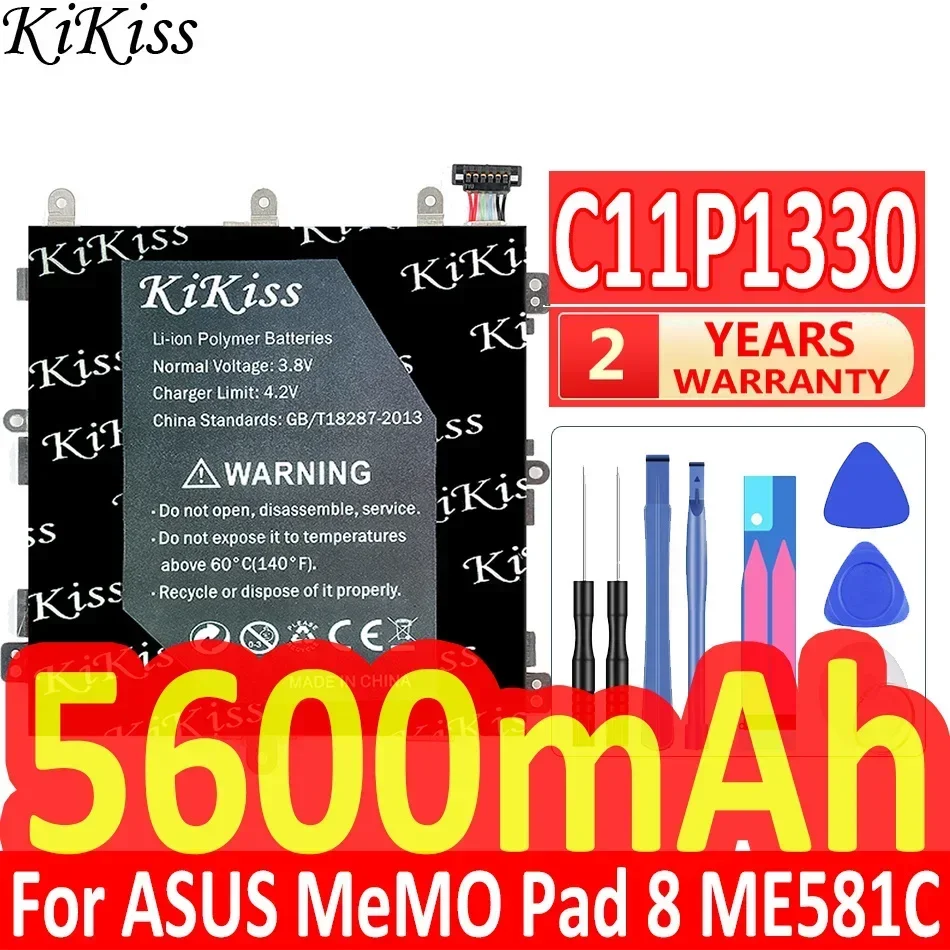 

Long-Lasting Performance C11P1330 5600mAh For Asus Memo Pad 8 ME581C K01H K015 ME8150C Lightweight Tablet Battery