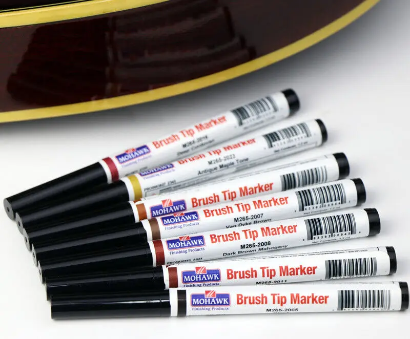

Folk Electric Guitar Wood Grain Brush Multi-color Instrument Paint Surface Bump Scratch Repair Color Repair Repair Tool
