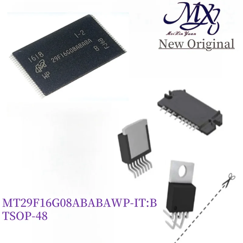 MXY MT29F16G08ABABAWP-IT:B Silk screen 29F16G08ABABA TSOP-48 chip new original