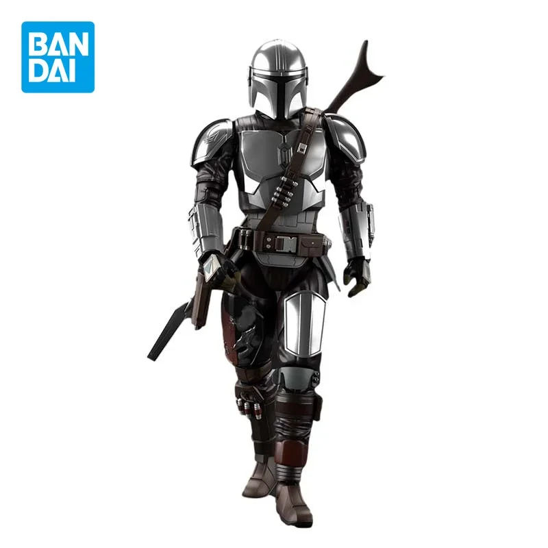 Bandai Star Wars Anime Figure Assemble Model 1/12 Mandalorian Metal Armor Regular Version Action Figure Gift Children's Toys