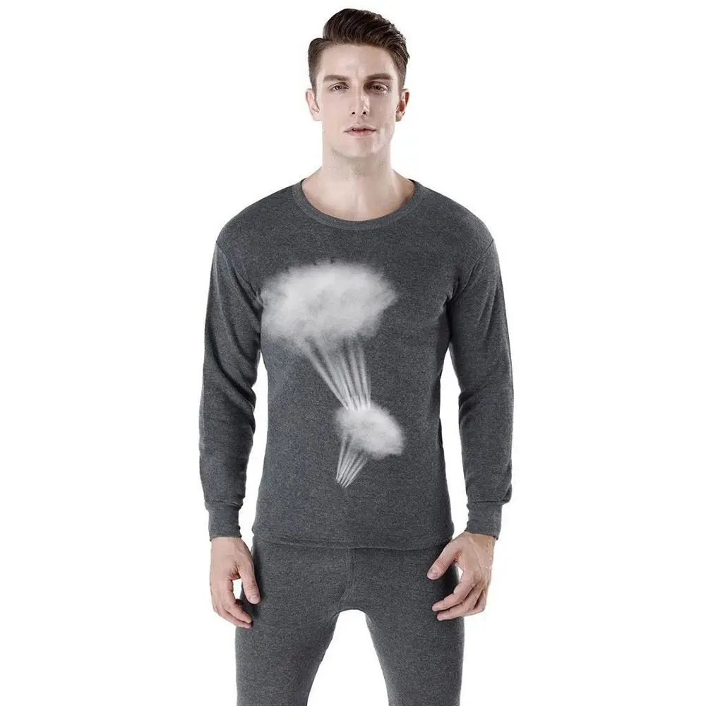 

Classic Fleece Lining Men's Thermal Underwear Set High Elasticity Cold Weather Warm Long Johns for Men Winter Men's Base Layer