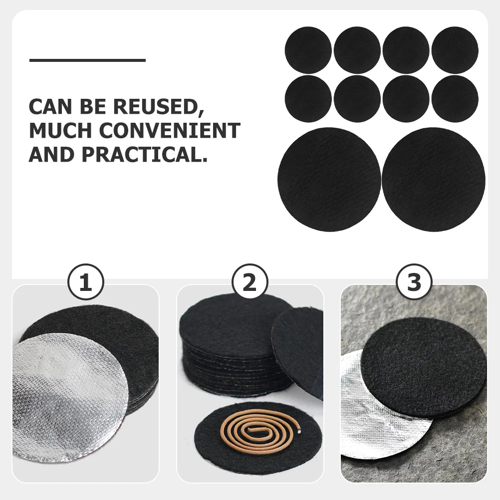 

10Pcs Fireproof Insulation Mat High-Temp Resistant Coil Pad Aromatherapy Burner Holder