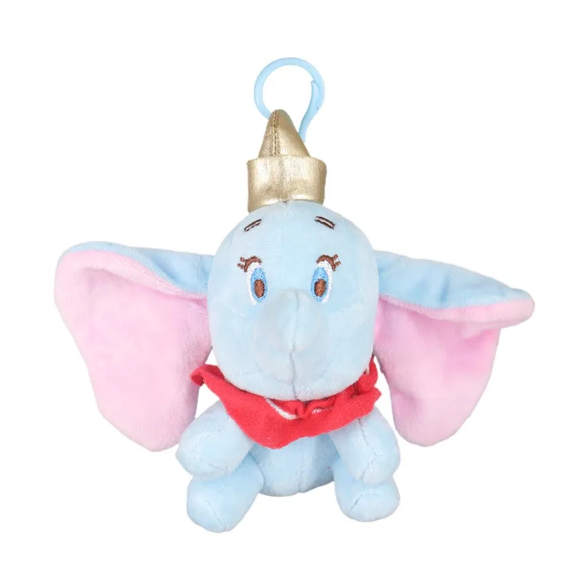 HOT Disney Dumbo Keychains Cute Cartoon Doll Mini Elephant Key Ring Women Lovely Bag Key Chain Key Accessories