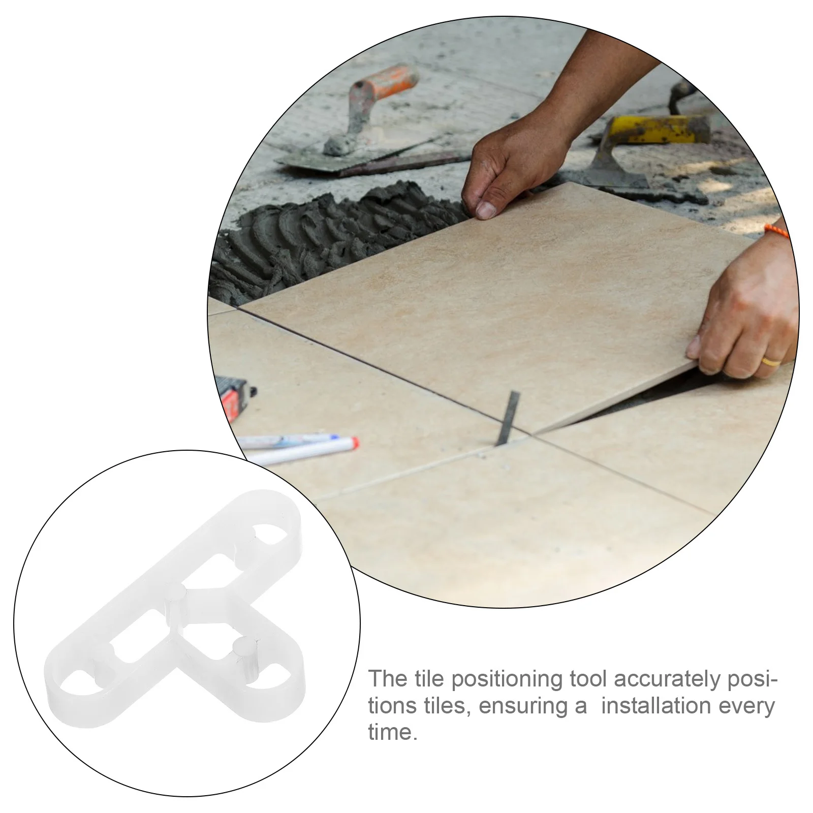 100 stuks tegelnivelleringssysteem T-vormige plastic tegelafstandhouders Professioneel nivelleringsgereedschap voor keramische vloerinstallatie