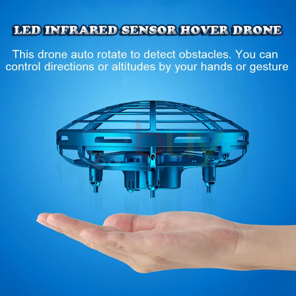 Mini UFO Drohne Spielzeug Infrarot Sensing Control Flugzeug Geste Induktion Gesteuert Höhe Halten Quadcopter Für Kinder