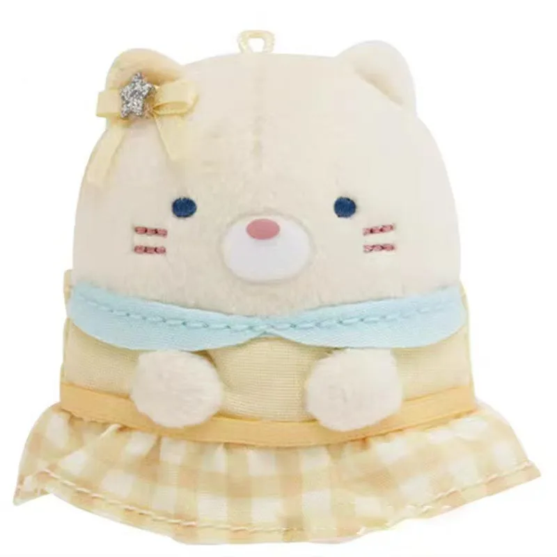 Sumikkogurashi Idol Serie Plüsch-Schlüsselanhänger, süßer Pinguin-Taschenanhänger, Kawaii gebratene Garnelen, weiche Sachen, Zubehör für Geburtstagsgeschenk