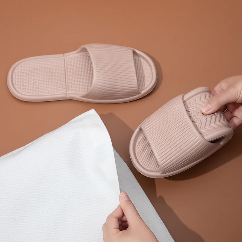 2025 New Foldable EVA House Slippers Portable Hotel Travel Slipper Bathroom Non-Slip Slides Home Indoor Flat Shoes for Men Women