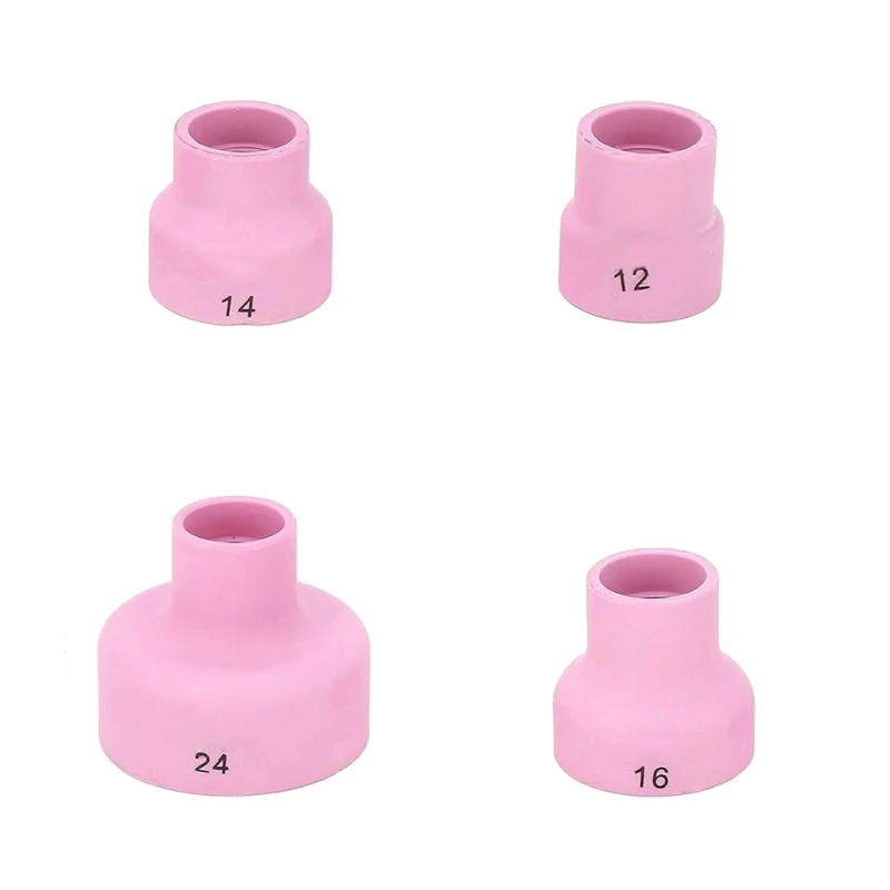 

4Pcs Ceramic Nozzle Alumina Cup For WP9/20/17/18/26 Tig Welding Torch Welding