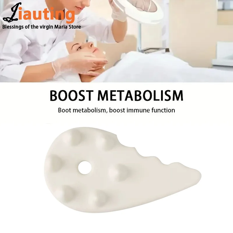 

Ceramics Dolphin Shape Gouache Scraper Facial Gua Sha Tools Neck Massager For Face Lifting Wrinkle Remover Beauty Health