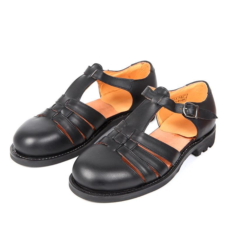 

Роскошные мужские сандалии в стиле ретро, летняя уличная противоскользящая пляжная обувь, сандалии ручной работы из натуральной кожи, Zapatos Sandalias