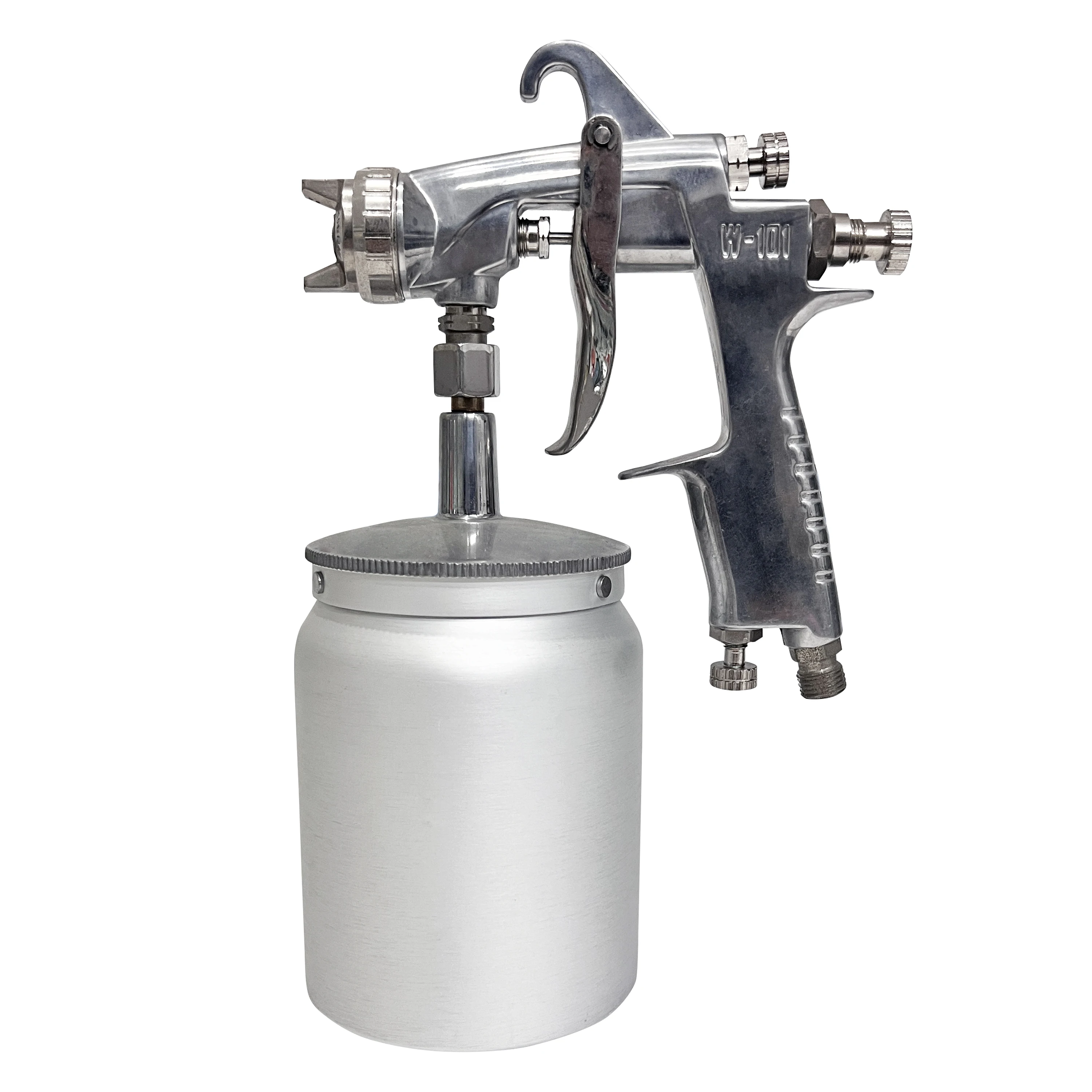 W-101-S 600ml 1.0/1.3/1.5/1.8mm Lightweight Suction Feed Paint Repair Sprayer Air Paint Spray Gun with Container Cup