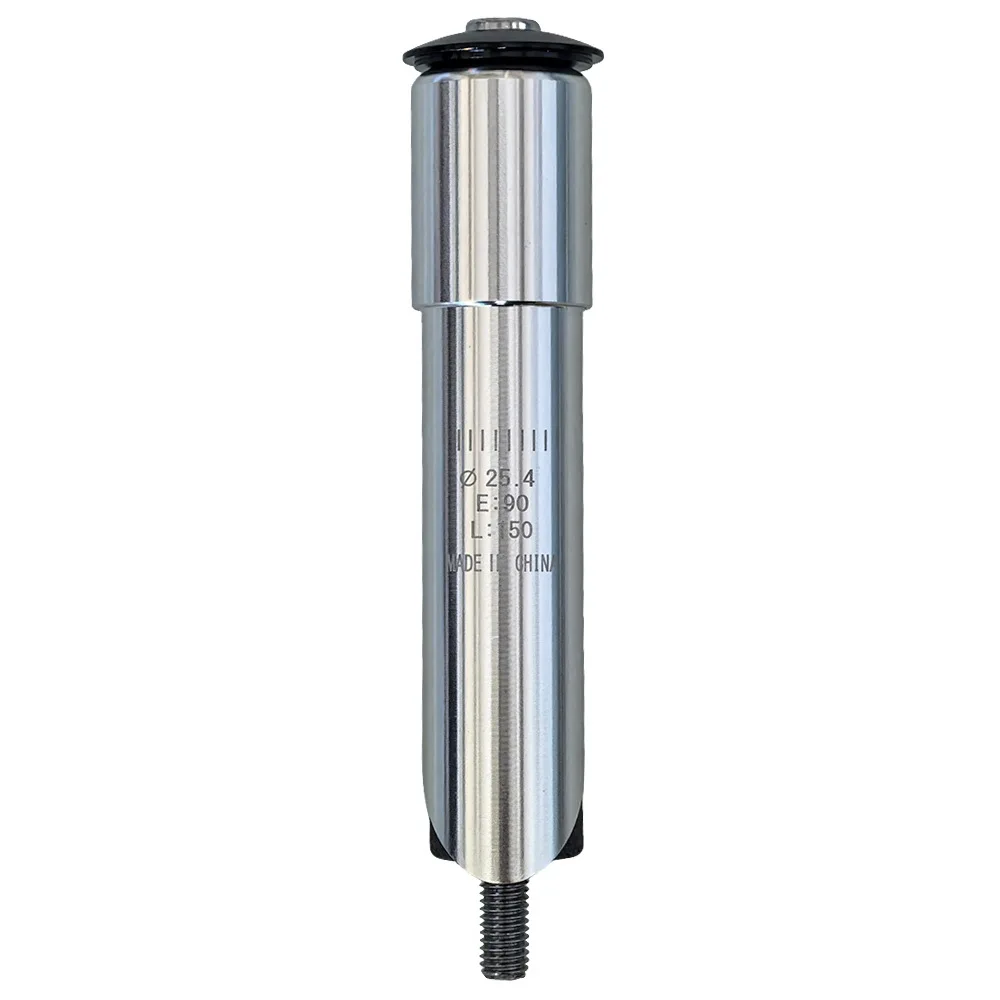 Adaptador de espiga para bicicleta plegable de 130 mm, elevador de espiga para bicicleta de montaña MTB, adaptador de espiga de 22.2/25.4 mm para bicicleta plegable