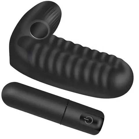 Finger Silicone Wearable Massager For Women USB Rechargeable IPX7 Waterproof Silent Ergonomic Portable Personal Care Vibrator