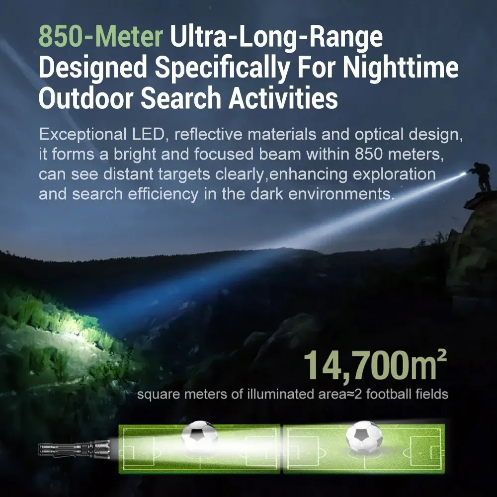 Klarus XT12GT Pro High Power LED ไฟฉาย 1600lm 5000mAh ไฟฉายแบบชาร์จไฟได้ One-Touch Strobe ยุทธวิธีไฟฉาย