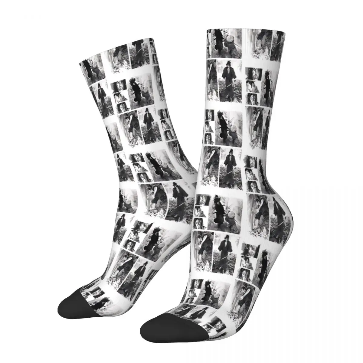 Vagabond Manga Anime Collage Socks Male Mens Women Spring Stockings Hip Hop