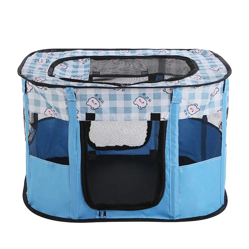 

Home Folding Square Car-mounted Kennel for Cats, Multi-purpose Delivery Room for Cats and Dogs, Puppy Kennel