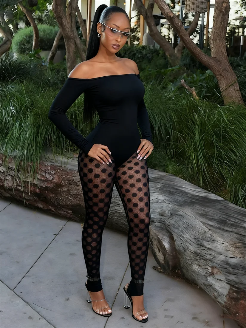 

Cutenew шикарный вязаный прозрачный комбинезон, хрупкий полый эластичный комбинезон с разрезом на шее, сексуальная кокетка, обтягивающая кокетка для фитнеса, клубная одежда, комбинезоны