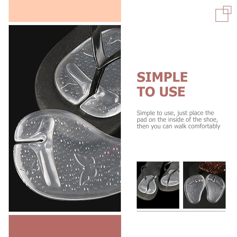 

Gel Metatarsal Pads Lightweight Impact Resistant Shoe Inserts Sandals Forefoot Cushions Self Adhesive Heel Grip Liners