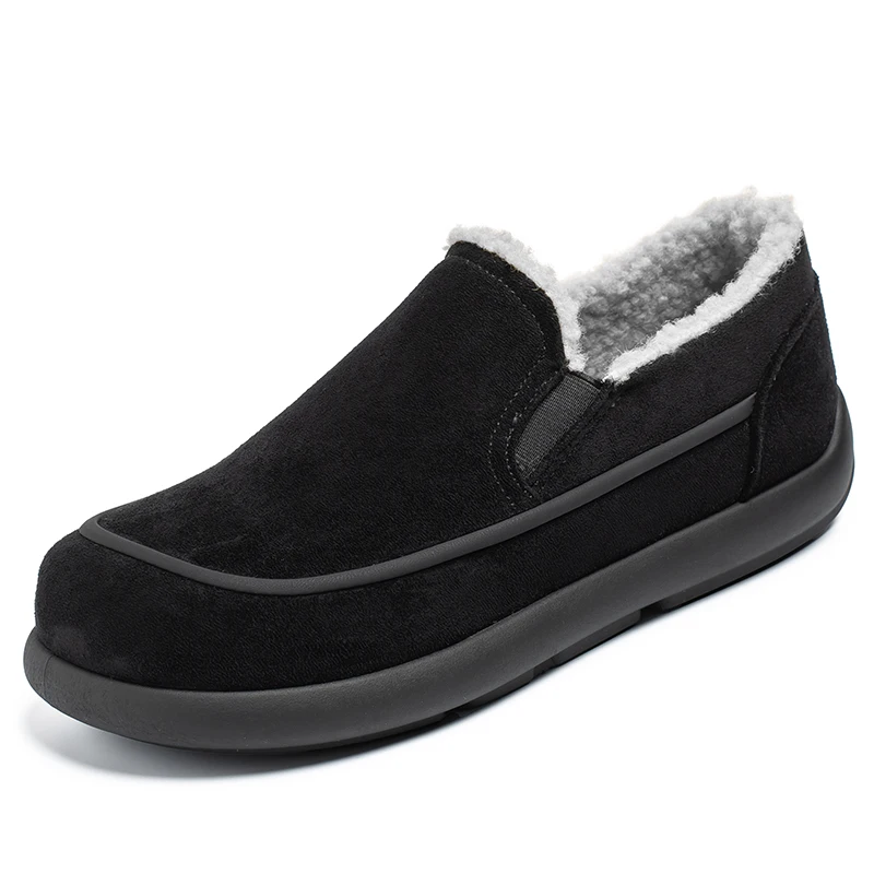 

Winter New Casual Cotton Shoes Comfortable Fleece Anti-cold Warm Slip-resistant Durable scarpe shoes for men zapatillas de skate