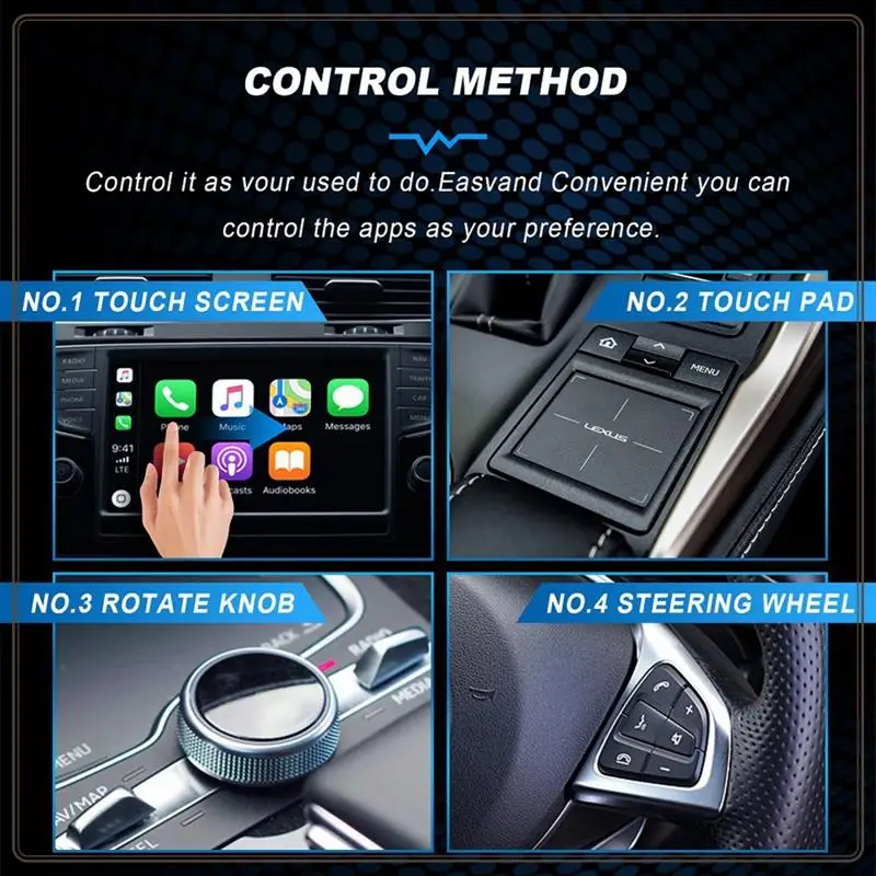 

2 In 1 Wireless Carplay And Android Auto Box Kit For Wired Carplay Cars Converts Wired To Wireless