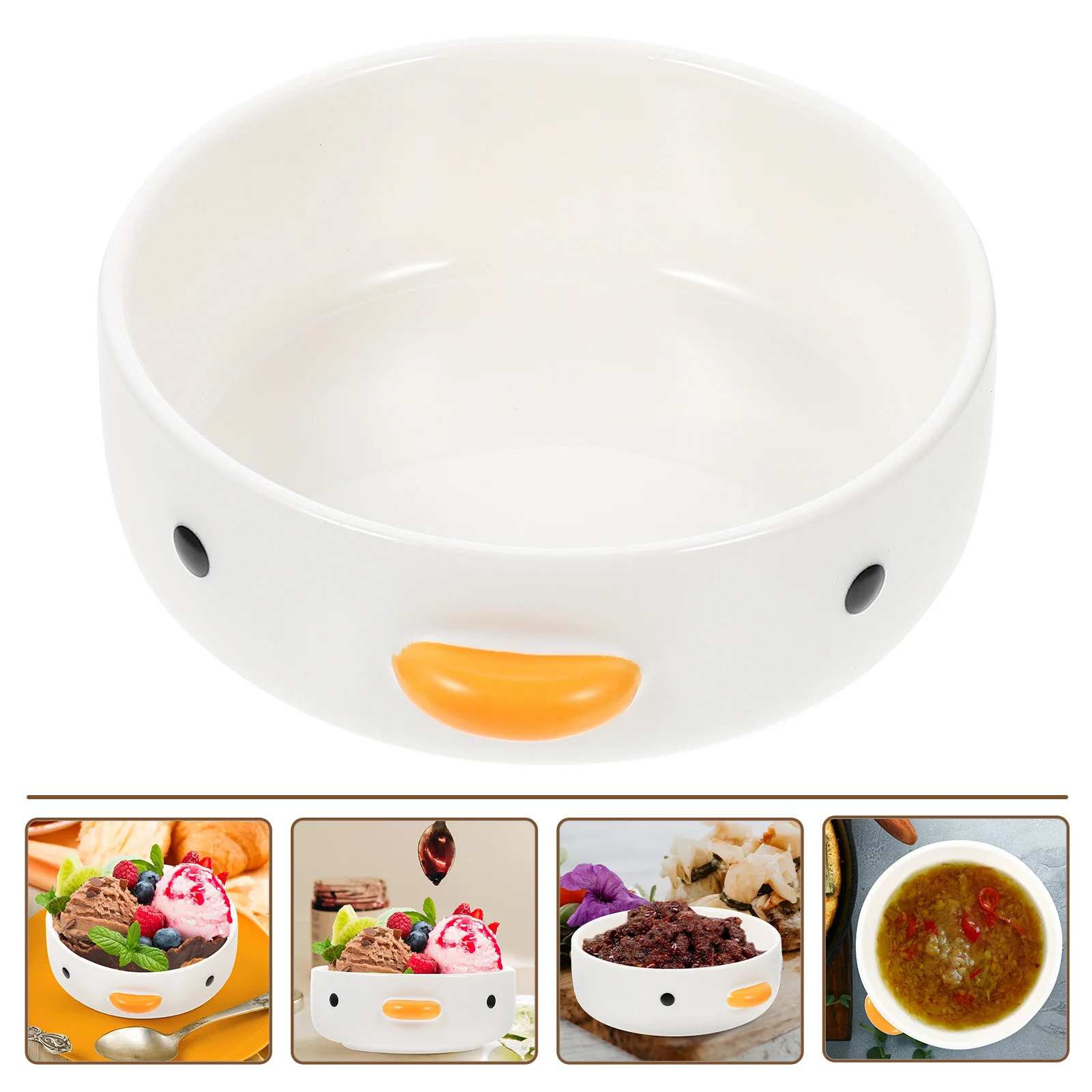 

Ceramic Saucer Dish Chick Design Bowl Cute Ceremic Bowls Storage Cartoon Ceramics Dessert
