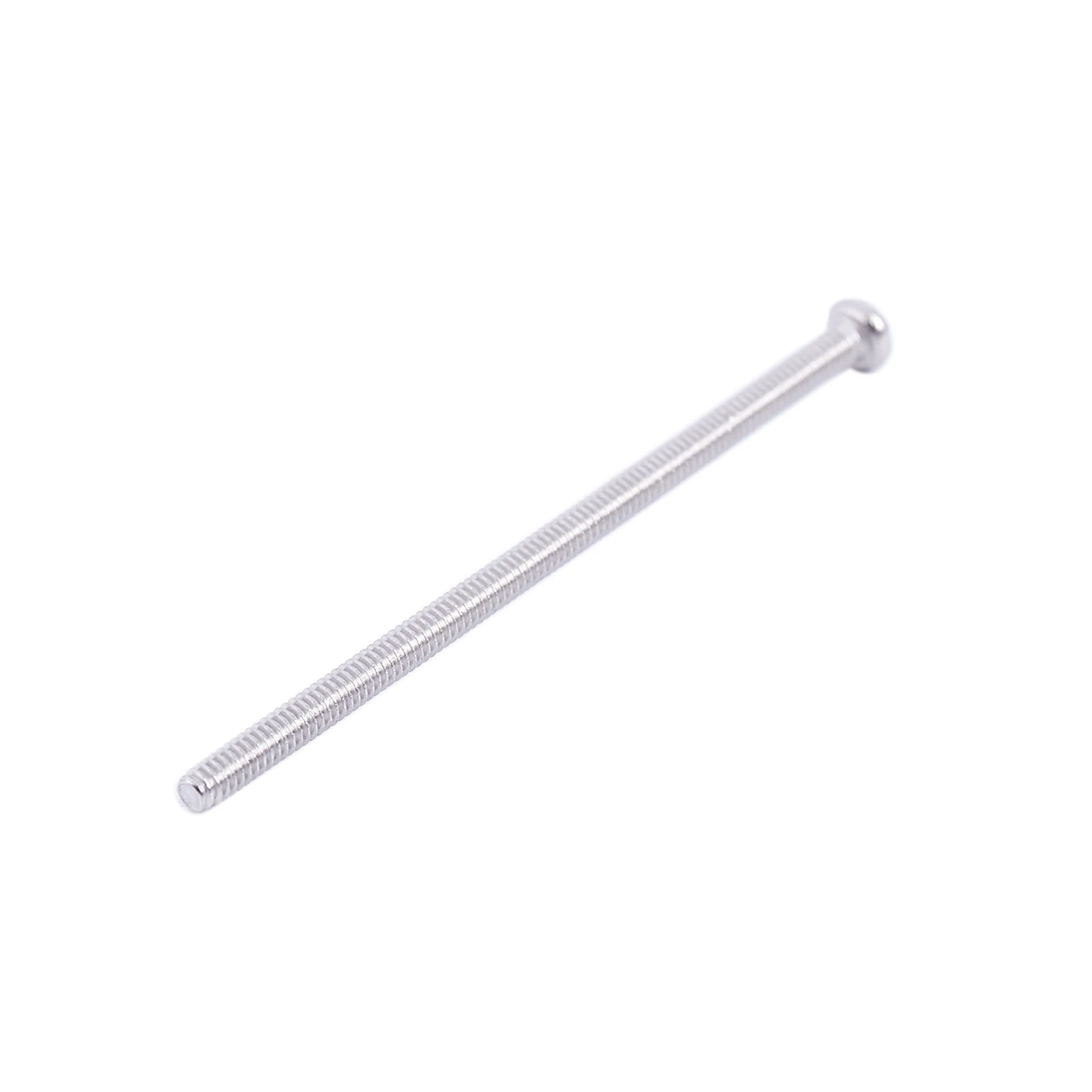 120 X Silver Tone M2 X 40Mm 304 Stainless Steel Round Head Screws Bolt-A68E
