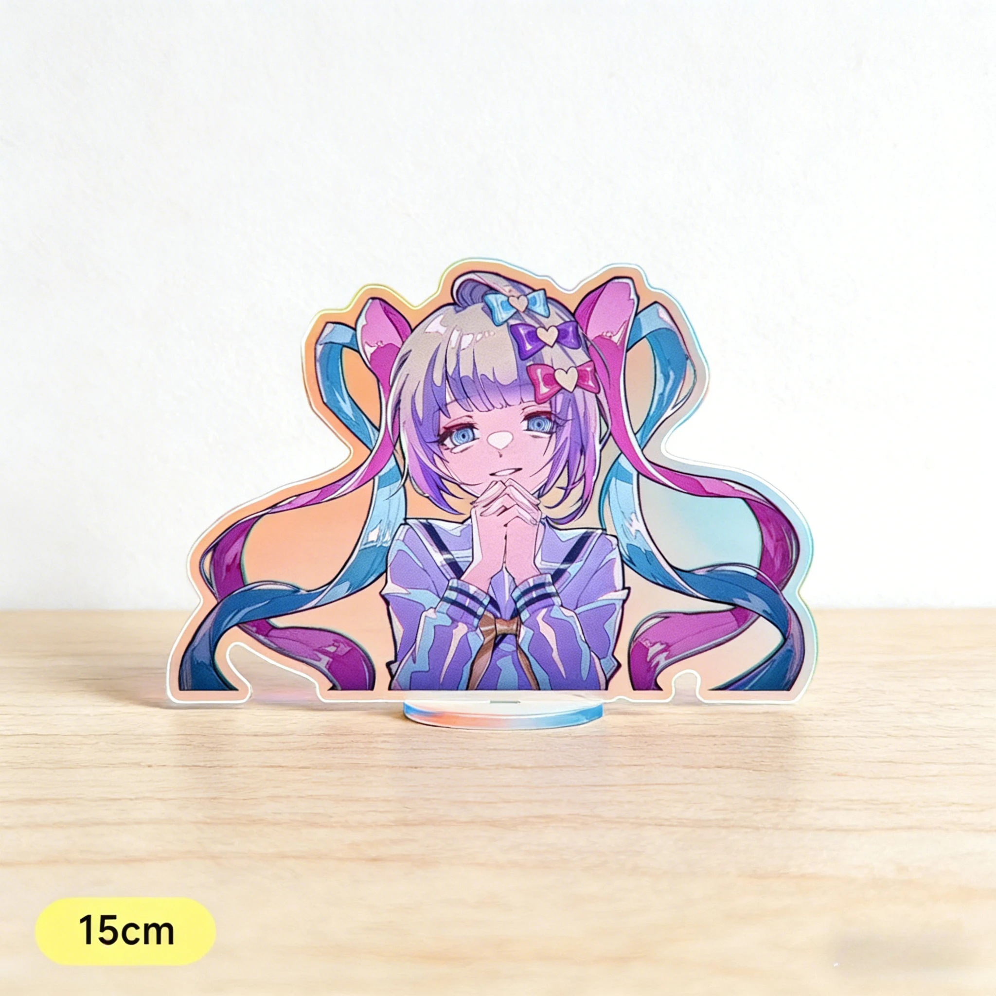 

NEEDY GIRL Game Perpherals Re-ceration 15cm Ongaku Figurine Acrylic Stand Anchor Status Ame Girl Standing Plate Toys Gifts