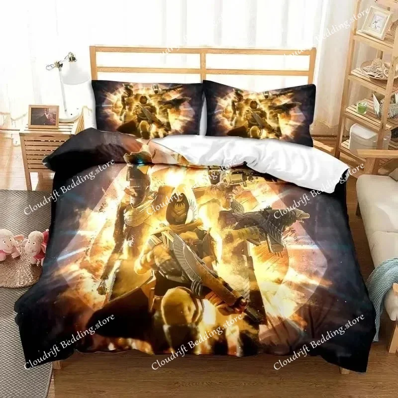 

3D Printed Game Destiny Bedding Set Duvet Cover Bedroom Comforter Covers Single Twin King Size Quilt Cover Home Textile