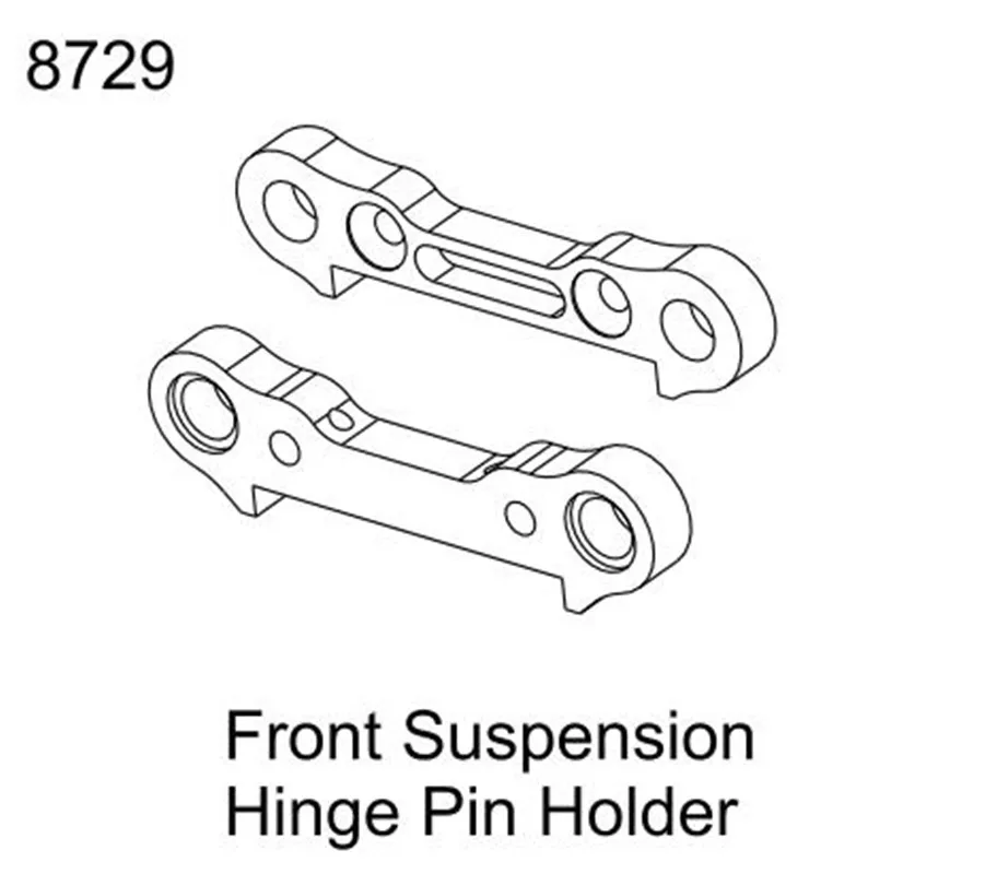 

ZD Racing MX-07 1/7 RC Car Front Suspension Hinge Pin Holder Parts Accessories 8729