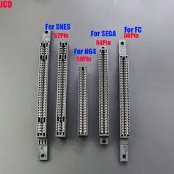 JCD 1Pcs For SNES N64 SEGA FC Connector Game Card Slot 50Pin 60Pin 62Pin 64Pin for SEGA Genesis N64 SNES FC Clone console