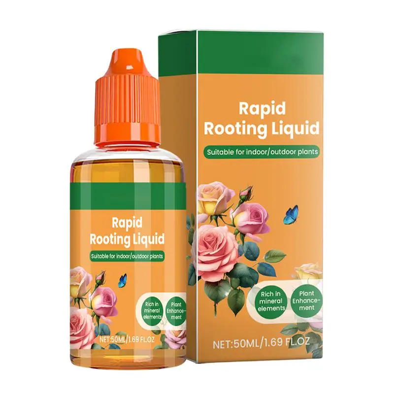 

Indoor Plant Food For Houseplants 50ML Plant Nutrient Rooting Liquid All-Purpose Concentrate Fertilizer Liquid Complete Plant &