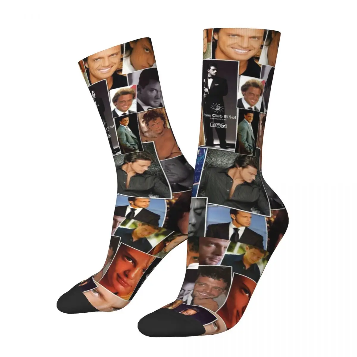 El Sol De Mexico Luis Miguel Merchandise Socks Compression Skateboard Crew Socks Cotton for Womens Birthday Gifts Idea