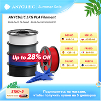 ANYCUBIC 5KG PLA Filament For FDM 3D Printer 1.75mm Eco-friendly 3D Printing Material Failment For Kobra S1C K3C EU US Warehouse
