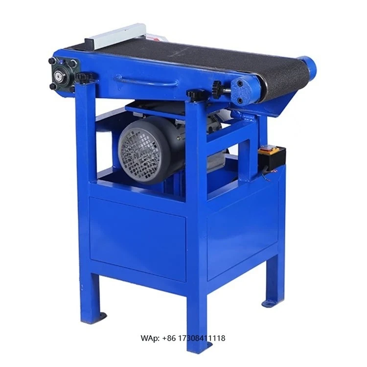 1520 * 200Mm woodworking flat grinder vertical electric belt sander for steel pipe, aluminum, glass polishing
