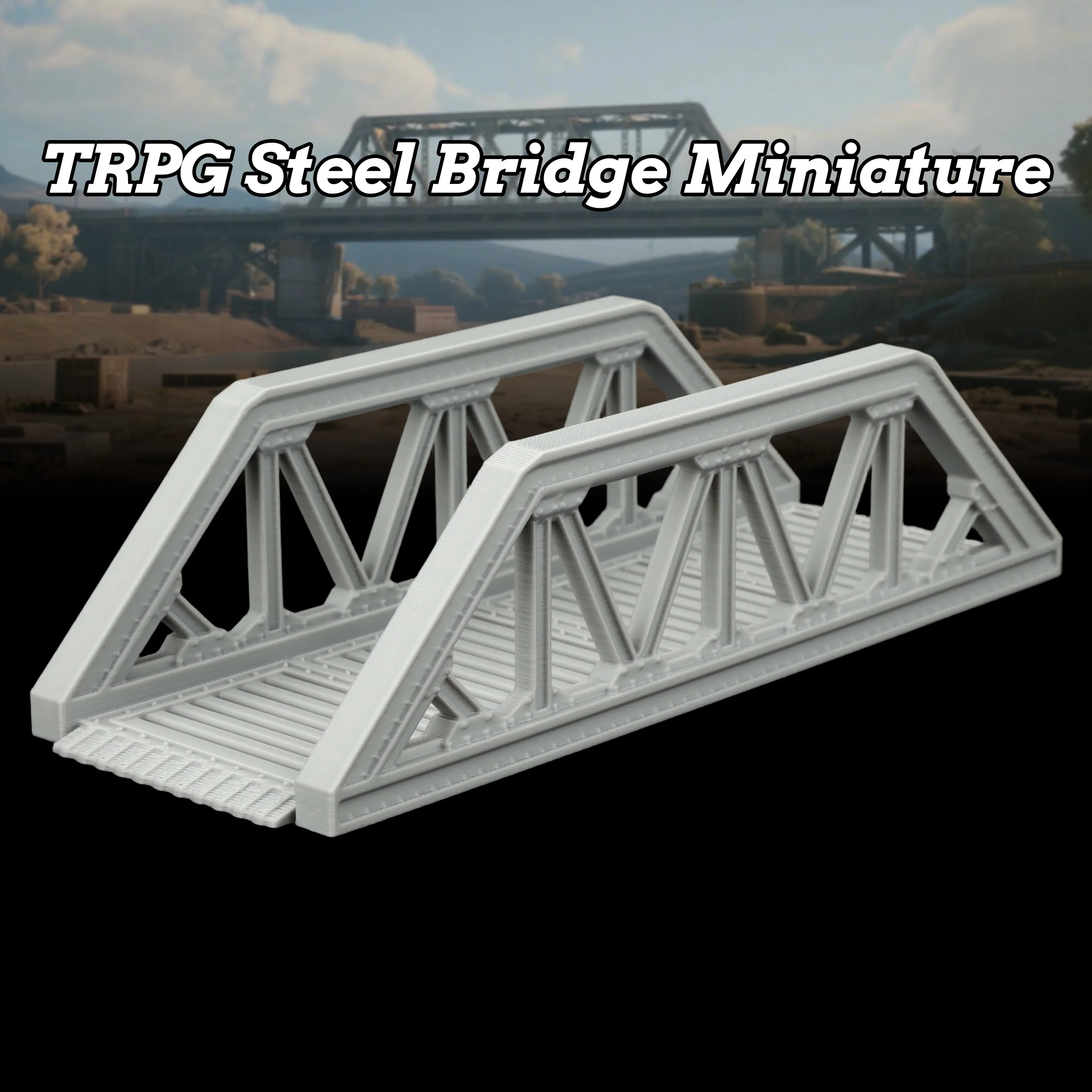 Industrial Steel Bridge Tablet - Board Game Roleplay review and price