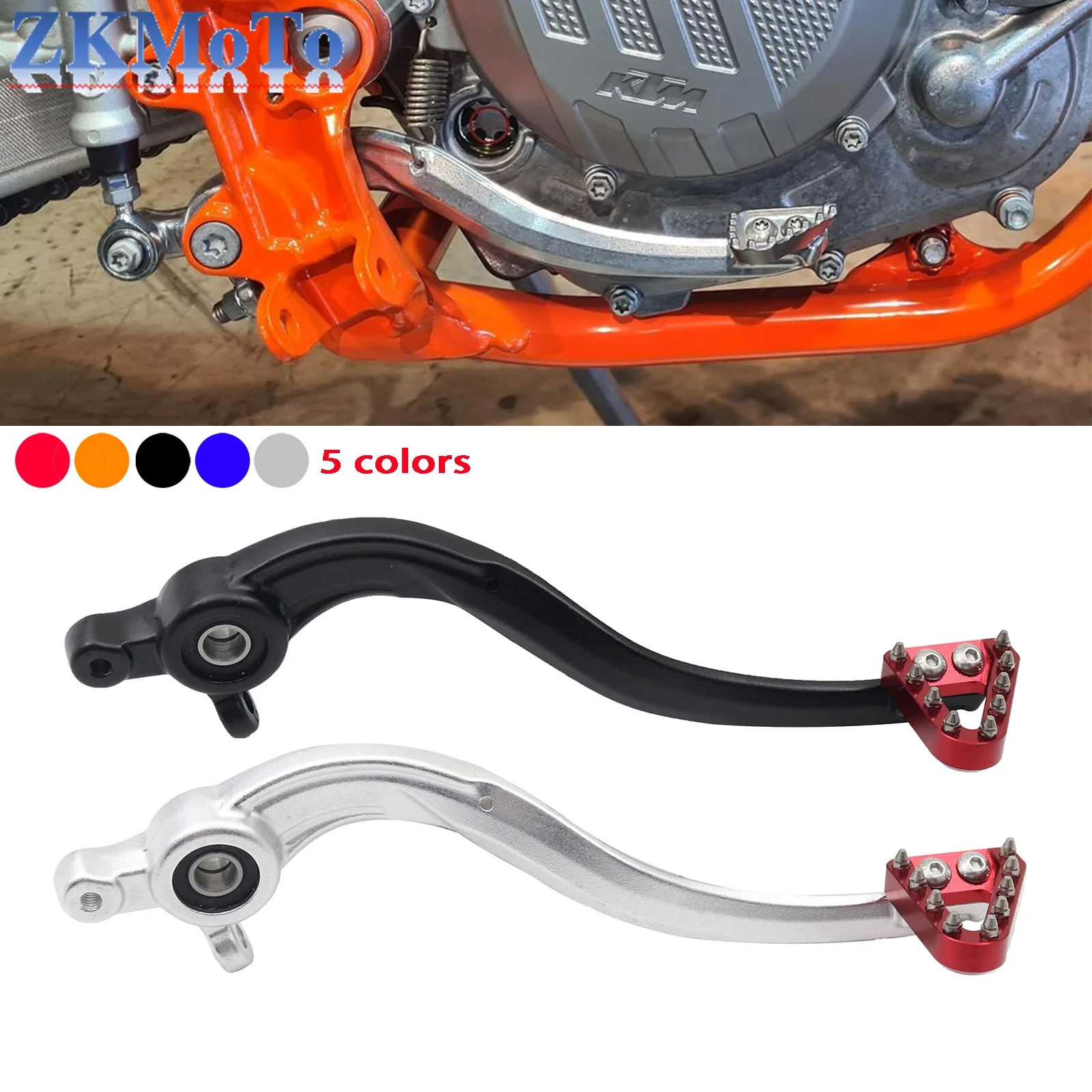 

Motorcycle CNC Aluminum Rear Pedal Brake Lever For KTM SX SXF XC XCF EXC EXCF XCW 125 150 200 250 300 350 400 450 500 2016-2023